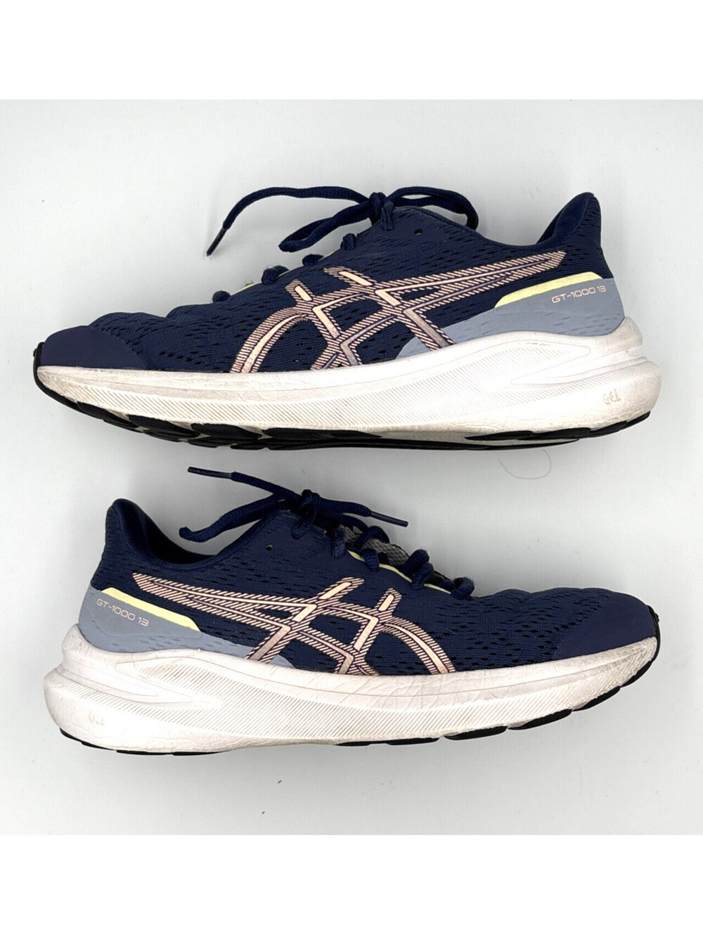 ASICS GT-1000 13 GS Indigo Blue Running Shoes 5.5Y Womens 7